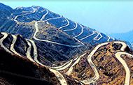 Three Level Zigzag road