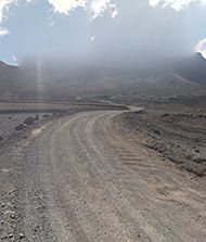 Carretera de la playa de Cofete