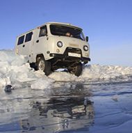 Lake Baikal ice road
