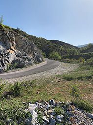 Kozjak dam road