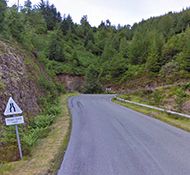 Shiel Bridge-Glenelg road