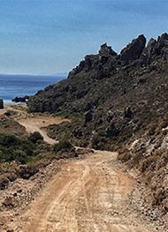 Melidoni Beach Road