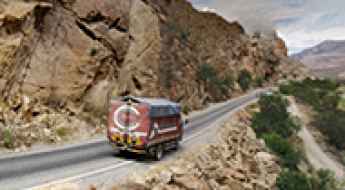 Puchka cliff canyon road