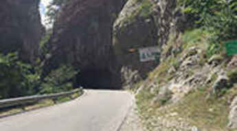 Rugova Gorge road