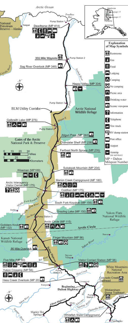 Dalton Highway Map