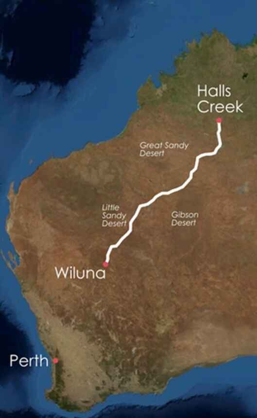 Canning Stock Route Map