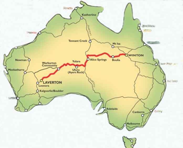 Outback Highway Map