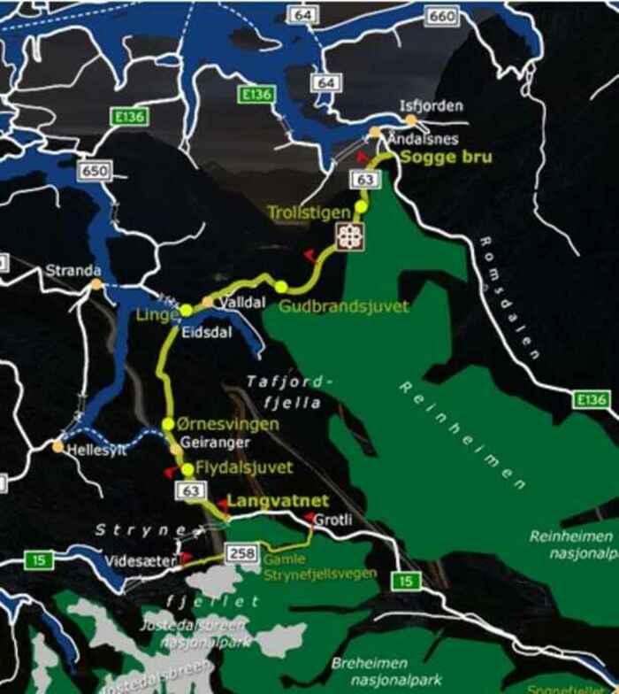 Trollstigen Map