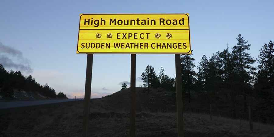 Things you need to know when you drive in a high mountain road