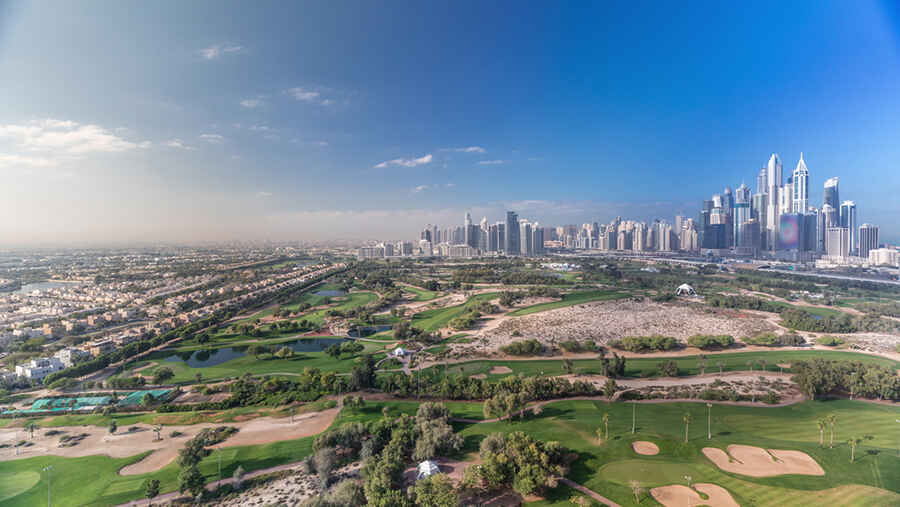 What is special about real estate in Dubai Hills in Dubai?