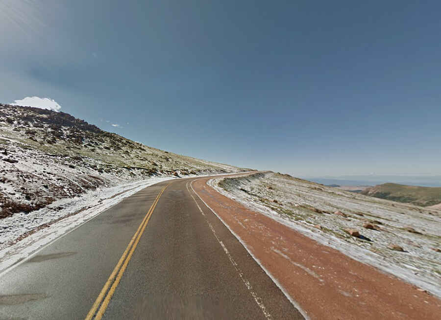 Highest paved roads of the USA