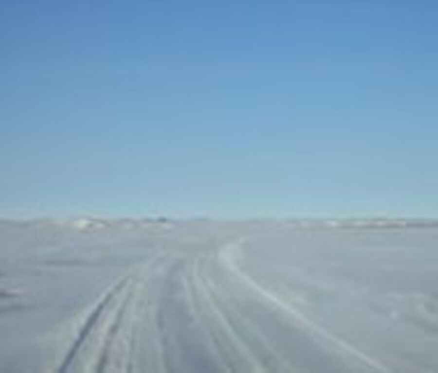 The ice road to Nuiqsut