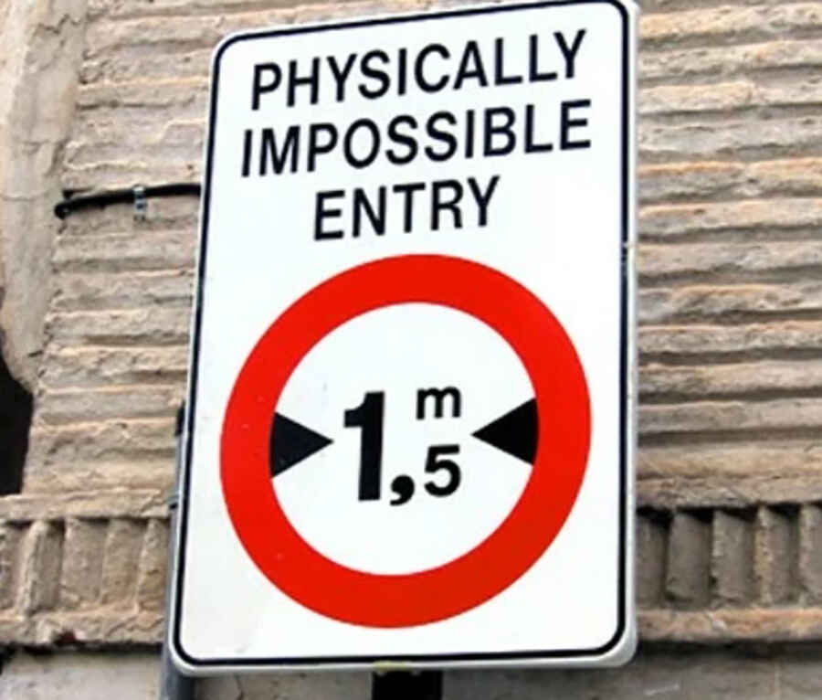 21 weird road signs in the world