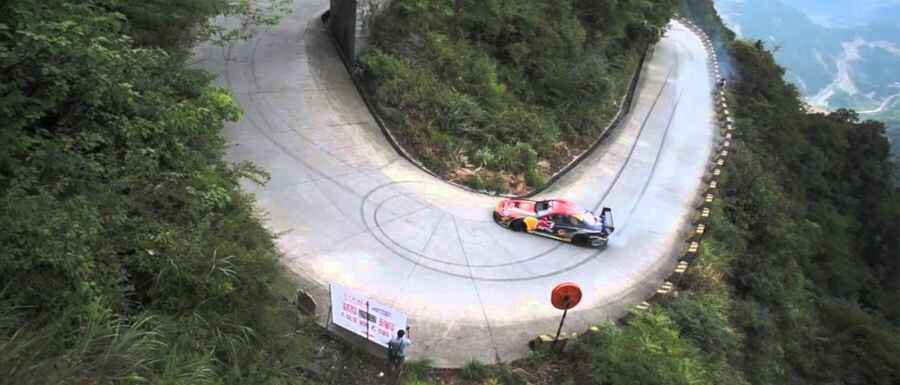 Tian Men Shan Big Gate Road, a true test