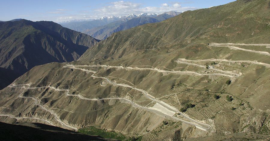 Sichuan-Tibet Highway is one of the world's highest roads