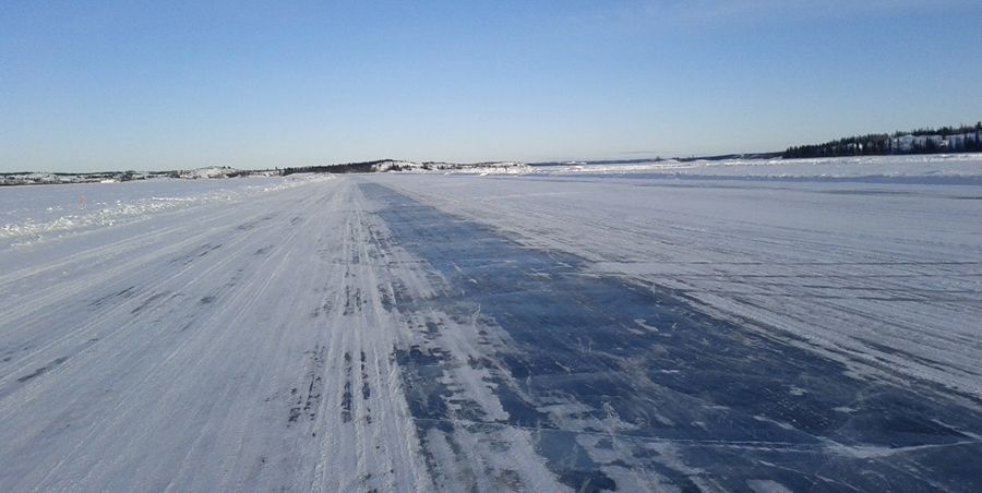 Dettah Ice Road, a cool highway in the Northwest Territories