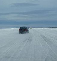 Hindersöstallarna, Hindersön, Stor-Brändön, and Långön ice road Hindersöstallarna, Hindersön, Stor-Brändön, and Långön ice road