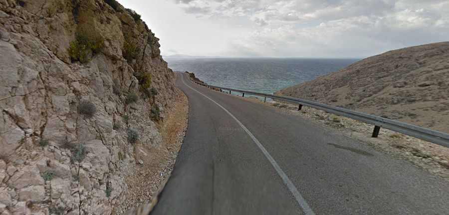 The Paved Road To Stara Baska A Very Beautiful Drive In Croatia