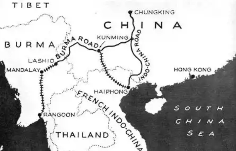 Burma Road Map