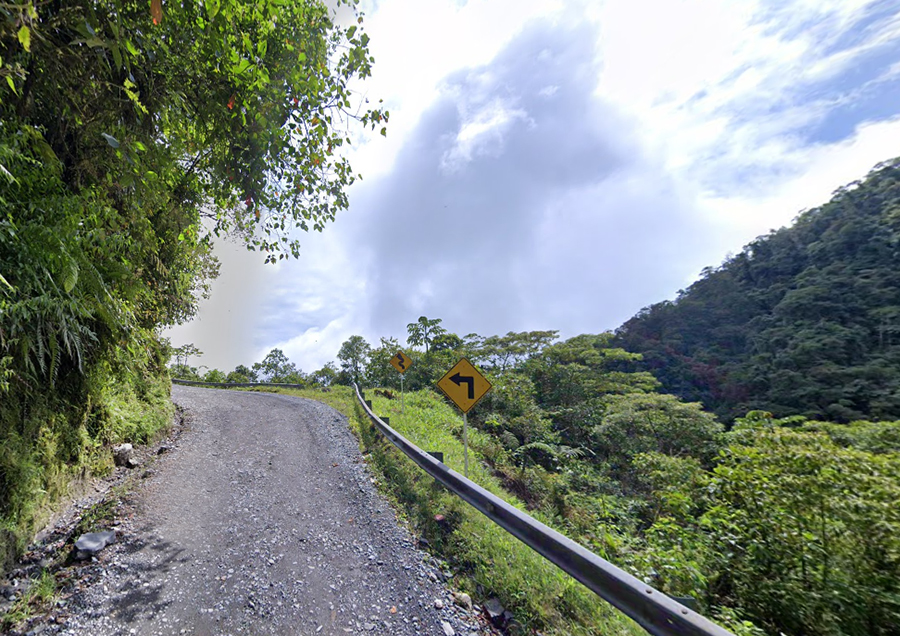 平野正樹「down the road of life」2000 Trampolín del Diablo is a spooky road in the Andes