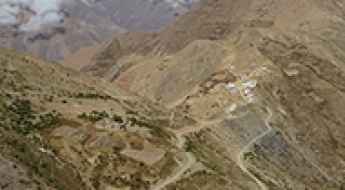 Road from Abra del Sauce to Nazareno