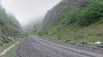 Karmadon Canyon Road