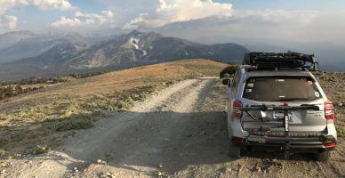 Driving the Unpaved Road to Deadman Pass in California