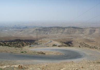 More than 100 hairpin turns on the road to Mount Sinjar