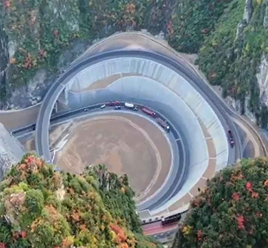 Spiral Highway of Shanxi