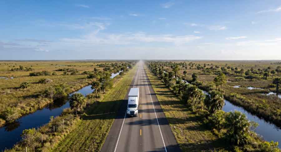 Longest Straight Highways in Florida and Why They're Dangerous for Truckers