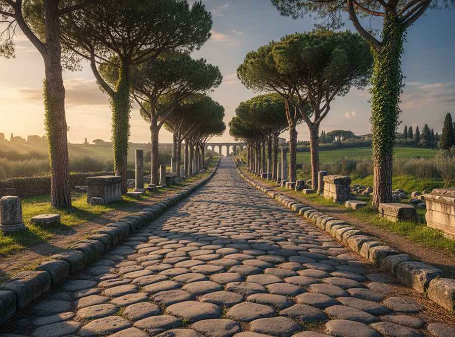 Where are the oldest roads in the world?