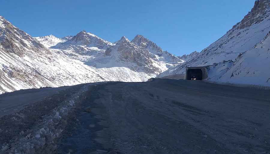 What are the highest roads in Afghanistan?