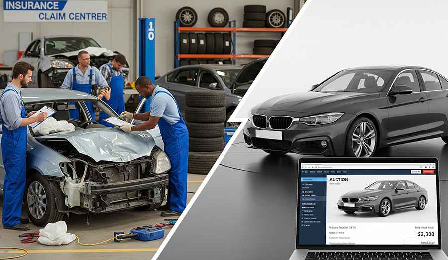 The Lifecycle of Auction Cars: From Insurance Claim to Online Listing