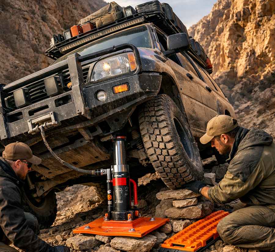 Recovery Hydraulics: Choosing Safe Lifting Solutions for Heavy Expedition Rigs