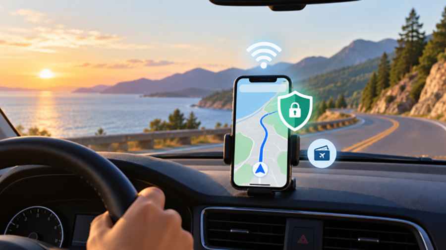 VPN for iPhone on Road Trips: Safer Wi-Fi, Maps and Accounts