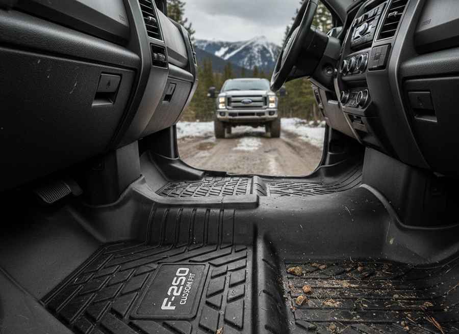 Protecting Your Truck: Why Custom-Fit Floor Mats Are a Must for F-250 Owners